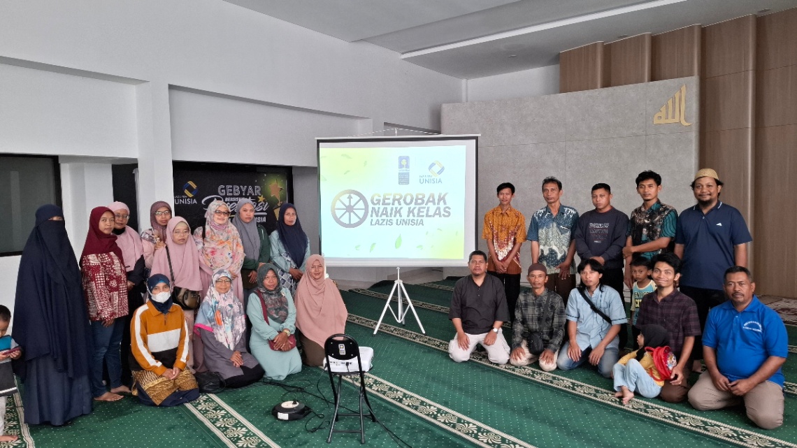 Lazis Unisia Gelar Pembinaan Pra-Launching Program Gerobak Naik Kelas