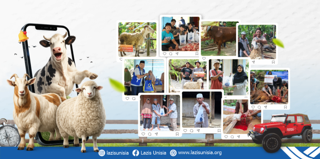 Qurban Adventure Lazis Unisia Hadirkan Kebahagiaan bagi Ratusan Keluarga di Kulon Progo dan Gunungkidul